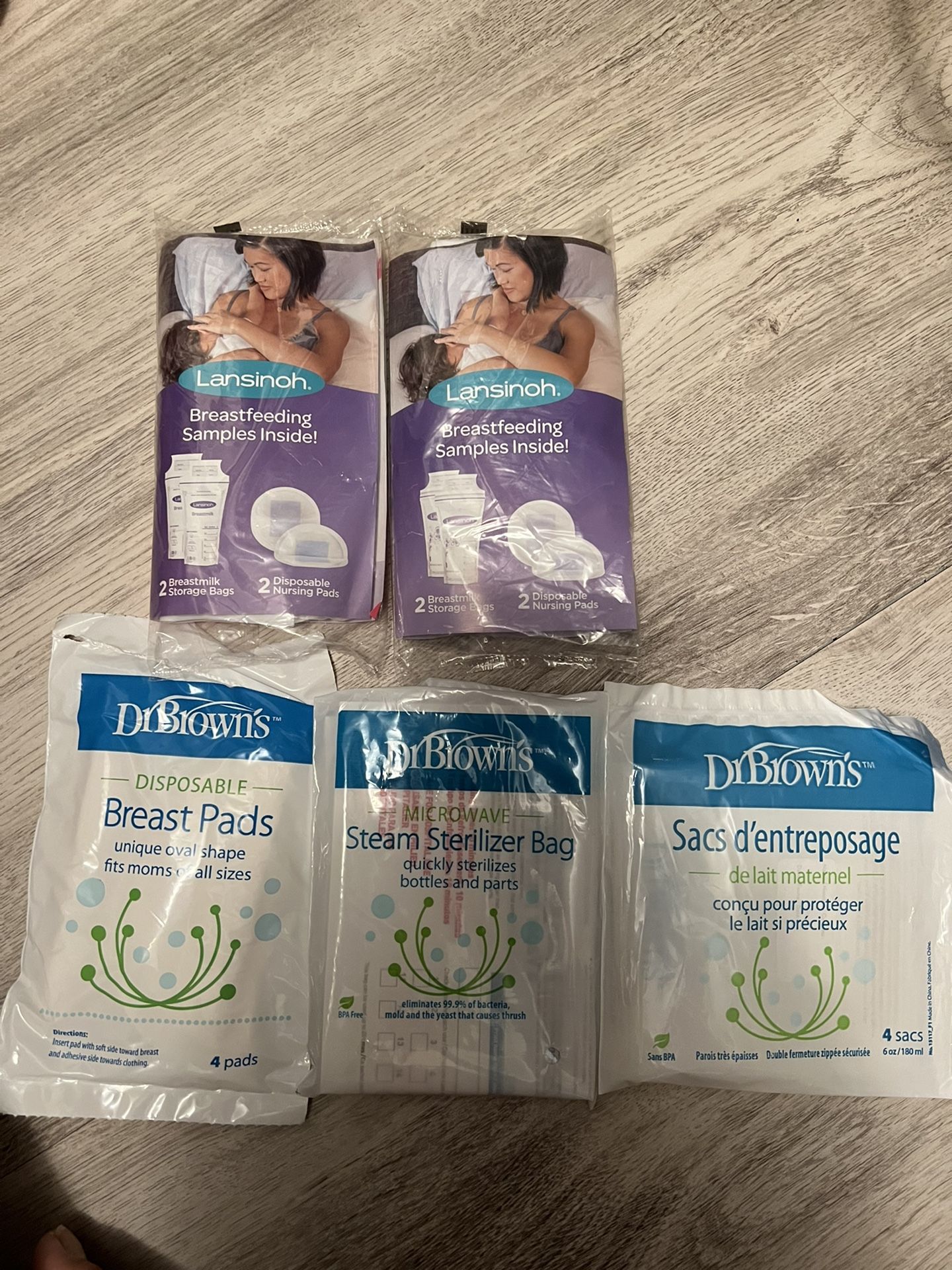 newborn 12 milk bags 12 nursing pads