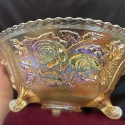 Vintage 3 Footed Bowl 