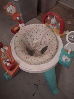 Fisher-Price Baby to Toddler Toy 3-in-1 Spin & Sort Activity Center and Play Table with 10+ Activities