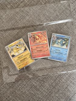 Tcg Pokemon Jolteon Flareon Vaporeon Holo