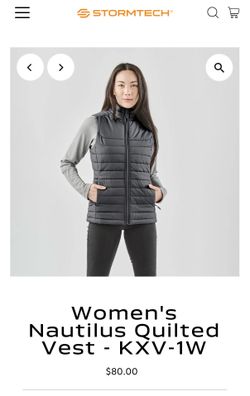 3 NEW Stormtech Women’s Quilted Thermal Vest – Navy (Medium)