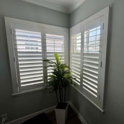 Plantation Shutters- FREE ESTIMATES & SAME DAY PRICING, Custom, Real Wood, Window Shutters, Treatments, Coverings. Persianas de Madera.