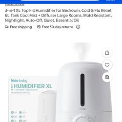 XL Humidifier 3-1 New 