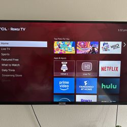 TCL Roku Smart TV 43”