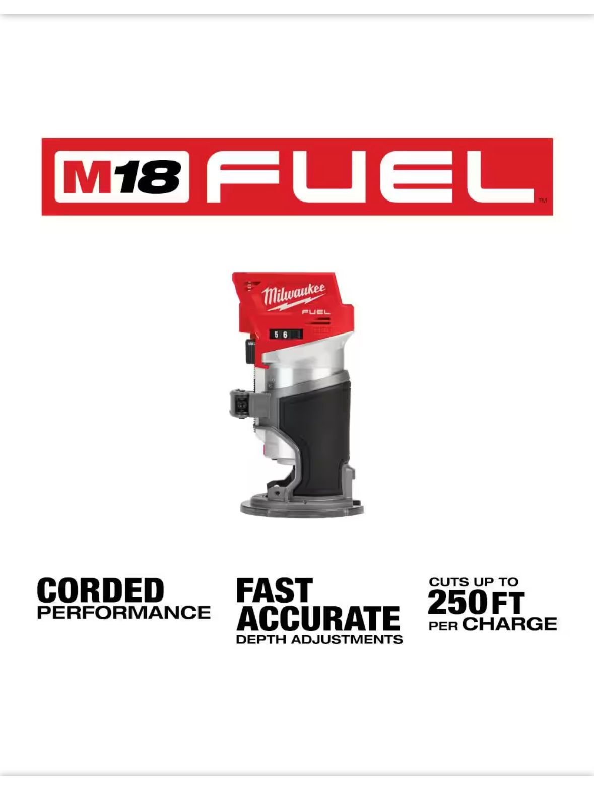 Milwaukee Router M18 FUEL