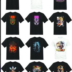 Custom Anime Shirts Made To Order All Sizes Available 