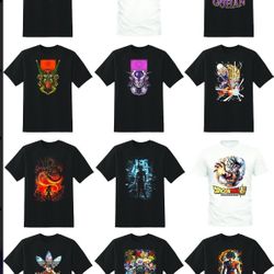 Custom Anime Shirts Made To Order All Sizes Available