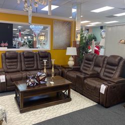 Power Reclining Sofa Or Love Seat $1299 Each In Stock For Immediate Delivery 