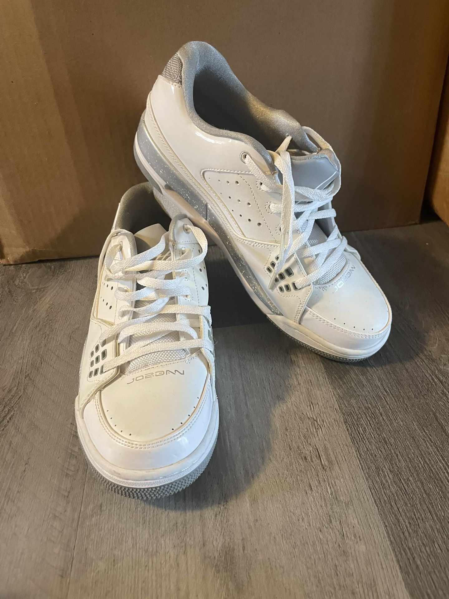 White And Grey Jordan Flights