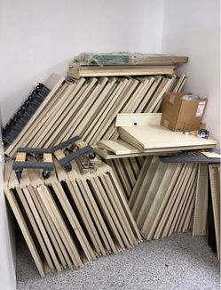 Off White Gondola Shelves