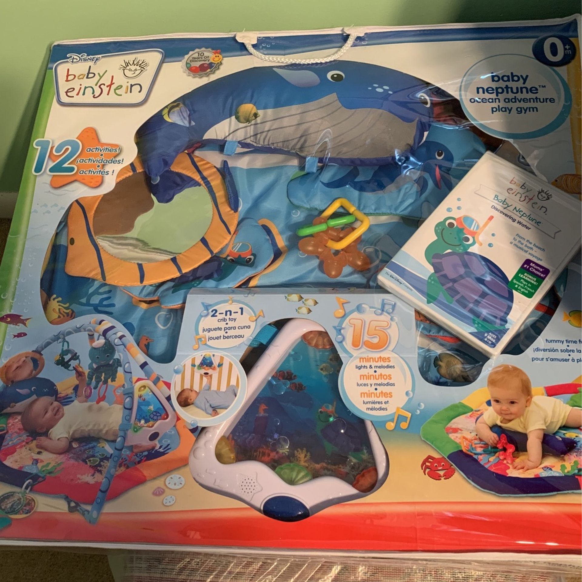 Disney Baby Neptune Ocean Adventure Play Gym + DVD