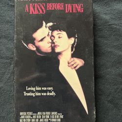 A Kiss Before Dying Vhs