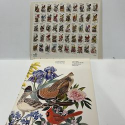 USPS State Birds and Flowers Complete Sheet of 50 Stamps - 1982 MNH