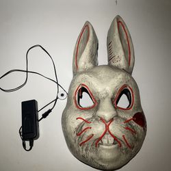 Light Up Creepy Rabbit Mask