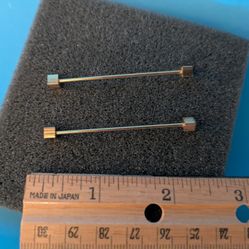 Collar Tie Pins - Square Ends