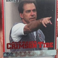 Nick Saban “Birth of a Dynasty” Collection – Beckett Witness Helmet + Signed Ball + 2007 First Game Ticket & Program