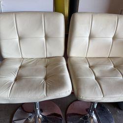 Ivory/ Off white Bar Stools 