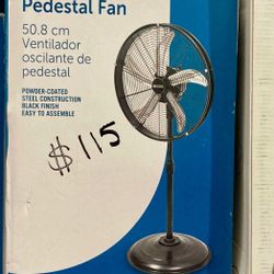 20in Oscillating Pedestal Fan