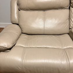 Barely used reclining sofa- Full set