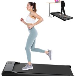 Brand New In Box Unopened    SupeRun Under Desk Walking Pad with Incline, 2.5HP Quiet Treadmill for Home Office & Standing Desks, 300 LBS Capacity Por