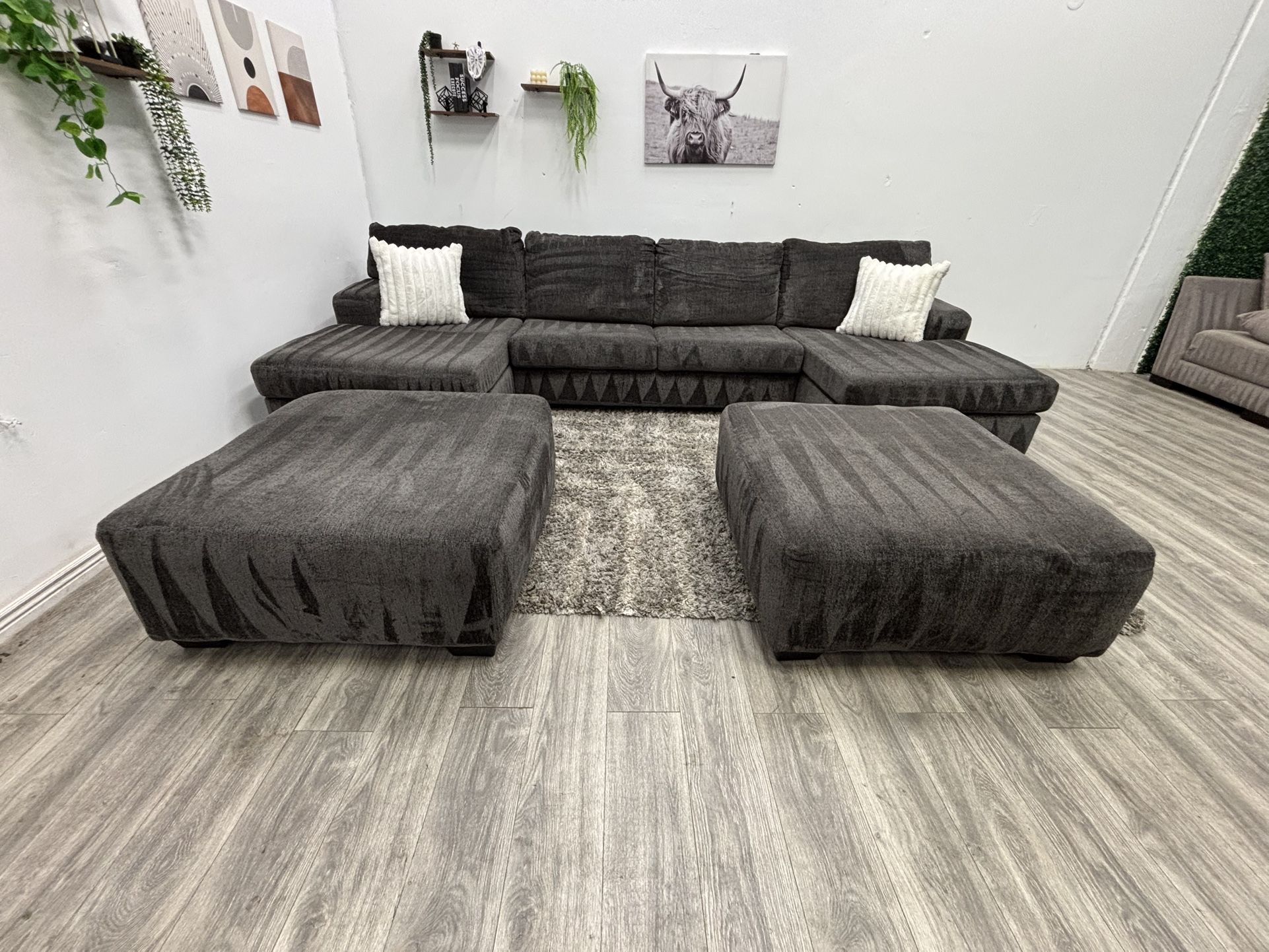Gray Sectional Couch - Free Delivery