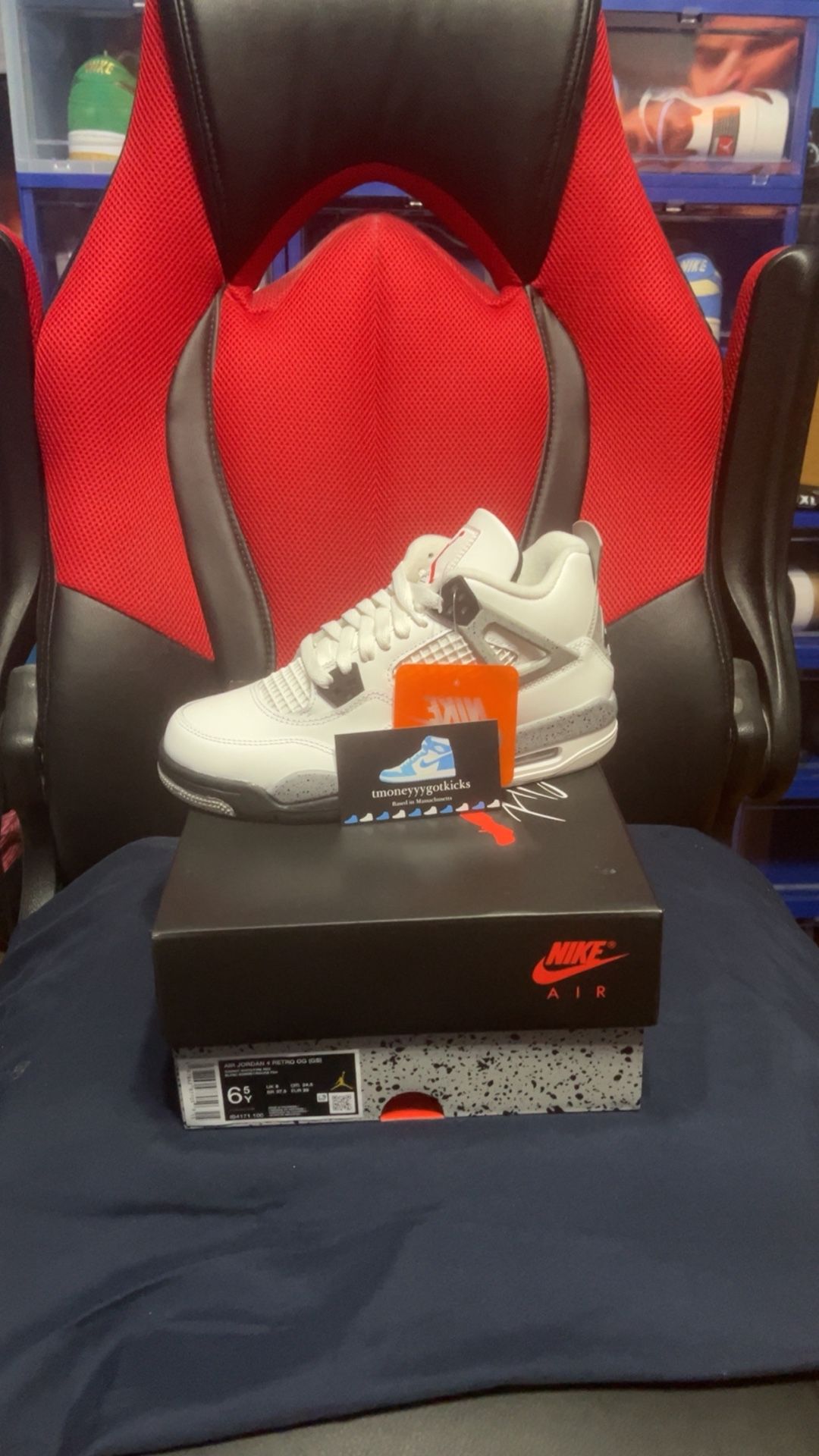 Jordan 4 White Cement