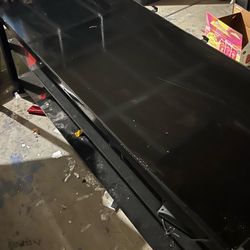Glass tv stand