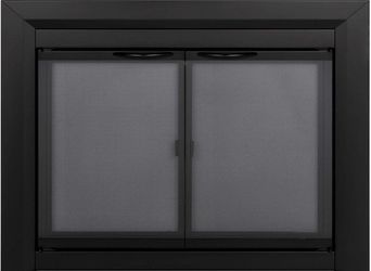 Pleasant Hearth Carlisle Fireplace Glass Door, Small (CL-3000)