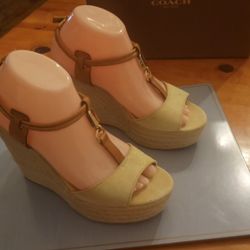 COACH Shoes, Women's Shoes, Espadrilles,Wedges Size  7.5 B
