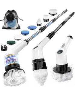 🌈🌈🌈 Electric Spin Cleaning Brush with Multiple Heads