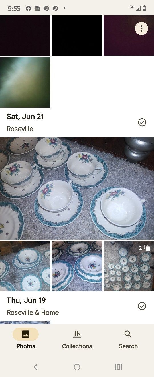 Daulton Fine China Set England 1940s