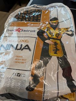 Dress Up America Deluxe Ninja Kids Costume