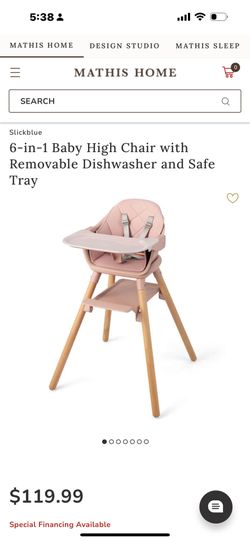 Chair Baby High Chair with Removable Dishwasher and Safe Tray