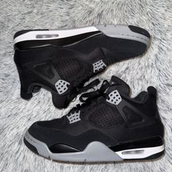 Jordan 4 Black Canvas