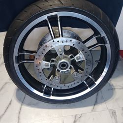 Harley Davidson 19" Enforcer Wheel Like New Condition.
