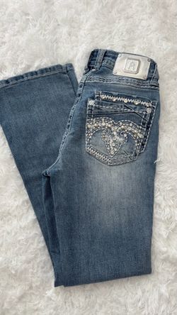 jeans with rhinestone detailing Size 3/4 – New Without Tags ✨ Super Cute & Stylish