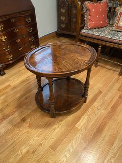 Antique Solid Wood Side Table