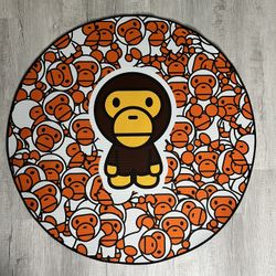 Bape Rug 3+feet All Around Brand New 