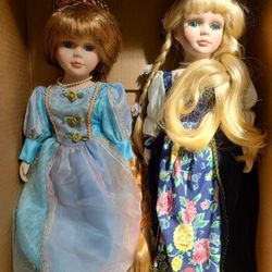 Porcelain 16"  Dolls 