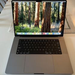 2021 MacBook Pro 16-inch (M1 Pro, 16GB Ram, 1TB SSD)
