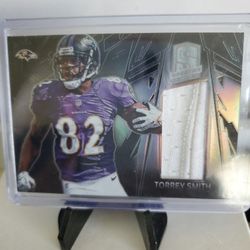 Ravens Torrey Smith Patch Card