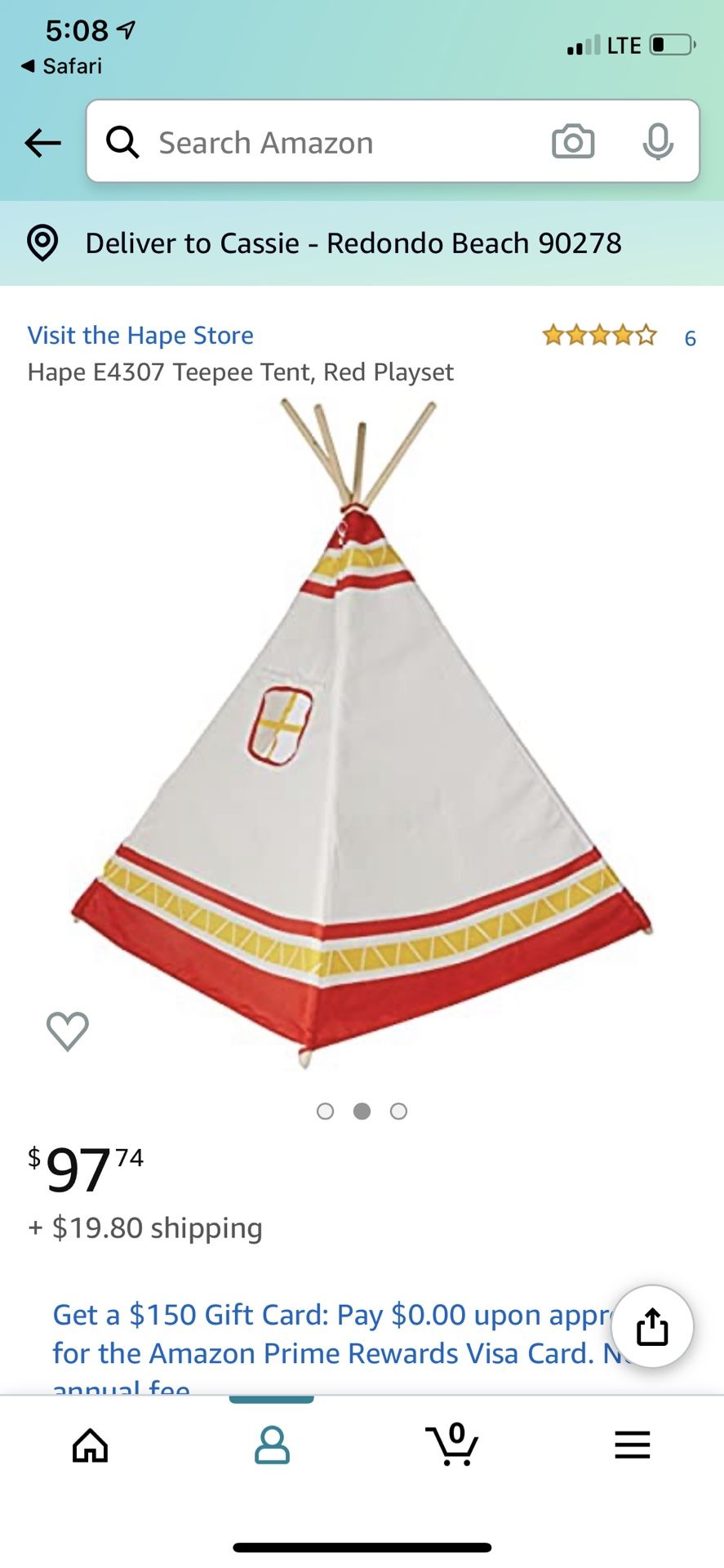 Hape play tent