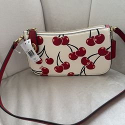 Coach Penn Shoulder Bag Cherry