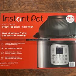Instant Pot DUO Crisp Multi- Cooker + Air Fryer/ OR BEST OFFER!!