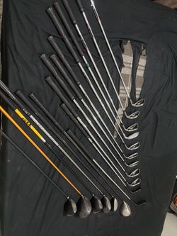 Golf Clubs w Bag (partial set)