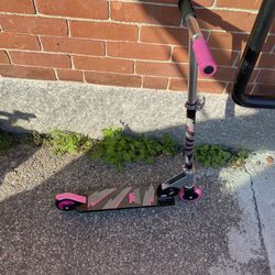 Pink And Black Scooter 