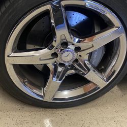 Mercedes Benz Chrome Rim Front Wheel 