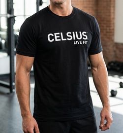 Celsius Men’s T-Shirt Size Medium - Black (Promo item)