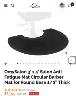 Barbershop or salon  mat