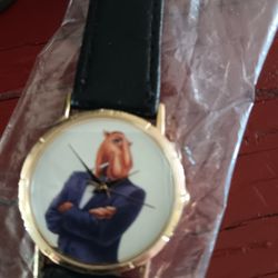 Vintage 1993 Joe Camel Purple Tux Wristwatch ~ Never Worn ~ Needs Battery